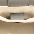 Pikkukuva 6 / 10: Pre-owned Gucci Leather GG Ribbon Satchel Gray