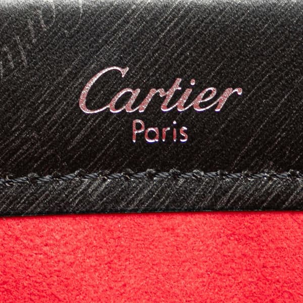 Pre-owned Cartier Leather Trinity Handbag Black