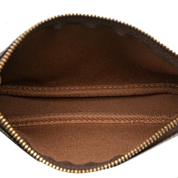 Pre-owned Louis Vuitton Monogram Mini Pochette Accessoires Brown