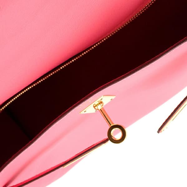 Pre-owned Hermès Swift Kelly II Retourne 25 Pink