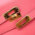 Miniatyrbild 5 av 10: Pre-owned Hermès Swift Kelly II Retourne 25 Pink