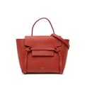 Pikkukuva 1 / 8: Pre-owned Celine Nano Grained Calfskin Belt Bag Red