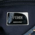 Pikkukuva 5 / 10: Pre-owned Fendi Embroidered Denim Ruffled F is Fendi Kan I Baguette Blue
