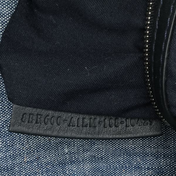 Pre-owned Fendi Embroidered Denim Ruffled F is Fendi Kan I Baguette Blue