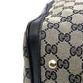 Miniatyrbild 7 av 9: Pre-owned Gucci GG Canvas Web Boston Gray