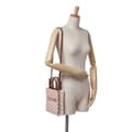 Miniatyrbild 7 av 7: Pre-owned Celine Mini Triomphe Coated Canvas Vertical Cabas Satchel White