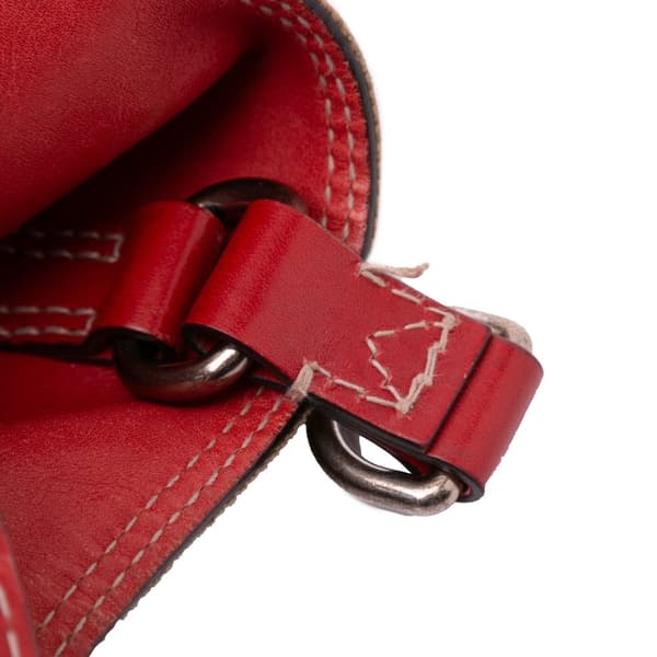 Pre-owned Burberry Medium Mega Check Canvas Ashby Bucket Bag Brown