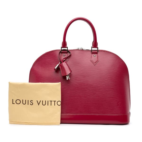 Pre-owned Louis Vuitton Epi Alma GM Pink