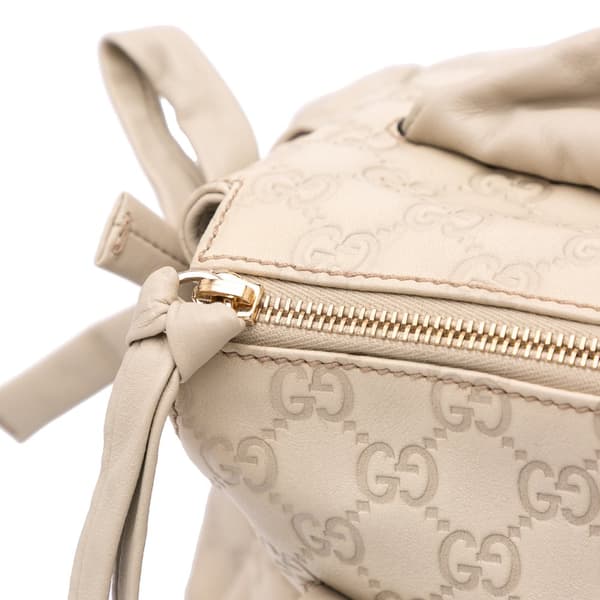 Pre-owned Gucci Small Guccissima Hysteria Handbag Brown