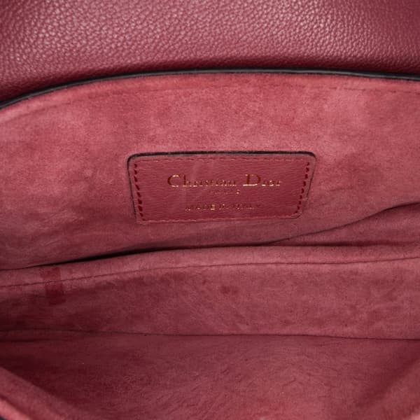 Pre-owned Dior Mini Goatskin Saddle Bag Pink