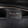 Miniatyrbillede 5 af 10: Pre-owned Dior Medium Calfskin Pockets Lady Dior Black