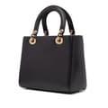 Miniatyrbillede 2 af 10: Pre-owned Dior Medium Calfskin Pockets Lady Dior Black