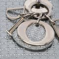 Miniatyrbilde 7 av 10: Pre-owned Dior Mini Metallic Patent Microcannage Lady Dior Silver