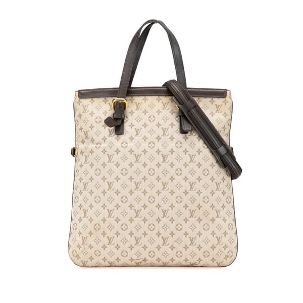 Pre-owned Louis Vuitton Monogram Mini Lin Francoise Brown