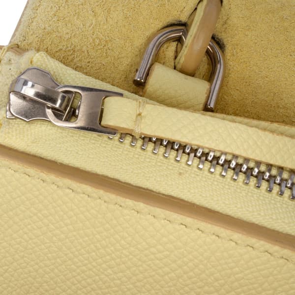 Pre-owned Celine Micro Grained Calfskin Belt Bag Yellow