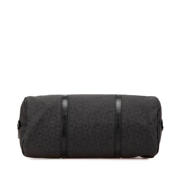 Pre-owned Celine C Macadam Canvas Handbag Black