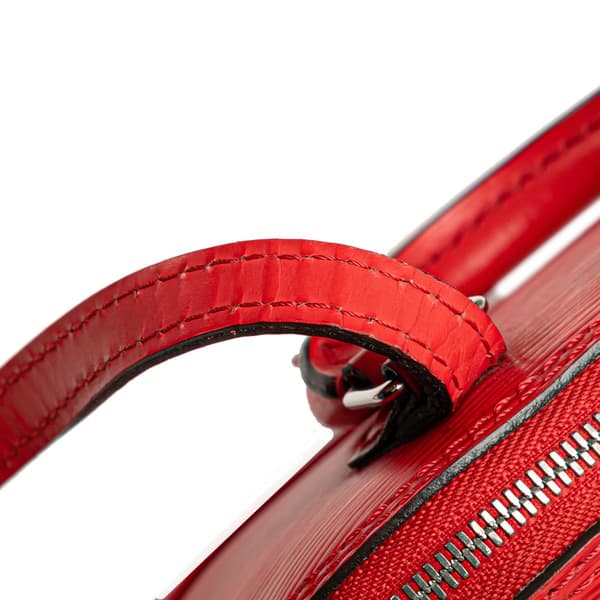 Pre-owned Louis Vuitton Epi Nano Alma Red