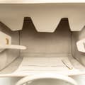 Miniatyrbilde 4 av 10: Pre-owned Celine Small Grained Calfskin Tie Knot Handbag White