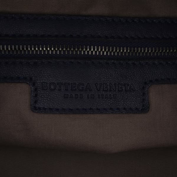 Pre-owned Bottega Veneta Nappa Intrecciato Handbag Blue