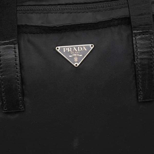 Pre-owned Prada Tessuto Handbag Black