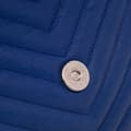 Miniatyrbild 10 av 10: Pre-owned Saint Laurent Medium Monogram Chevron Sheepskin College Bag Blue