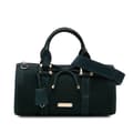 Miniatyrbilde 1 av 10: Pre-owned Burberry Nubuck Bow Barrel Top Handle Bag Green
