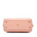 Miniatyrbilde 3 av 10: Pre-owned Saint Laurent Baby Leather Classic Duffle Satchel Pink