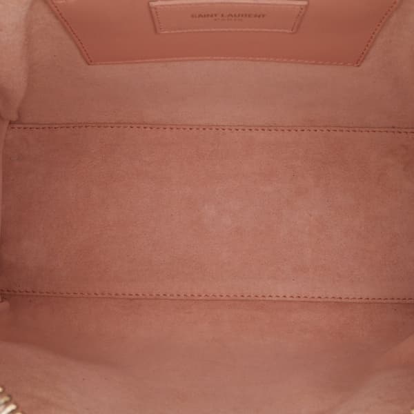 Pre-owned Saint Laurent Baby Leather Classic Duffle Satchel Pink