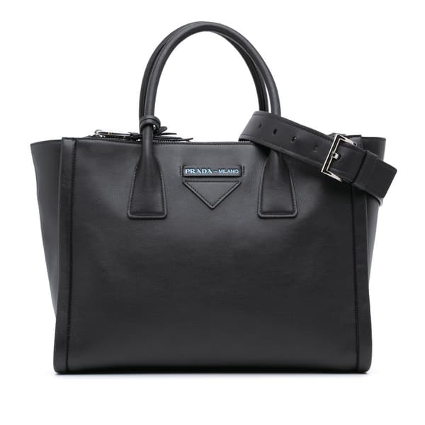 Pre-owned Prada Grace Lux Concept Satchel Black