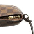 Miniatyrbild 8 av 10: Pre-owned Louis Vuitton Damier Ebene Trousse Pochette Brown