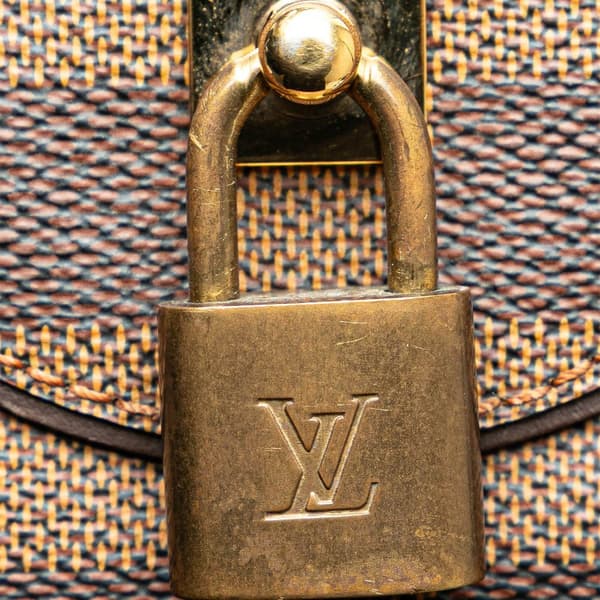 Pre-owned Louis Vuitton Damier Ebene Duomo Brown