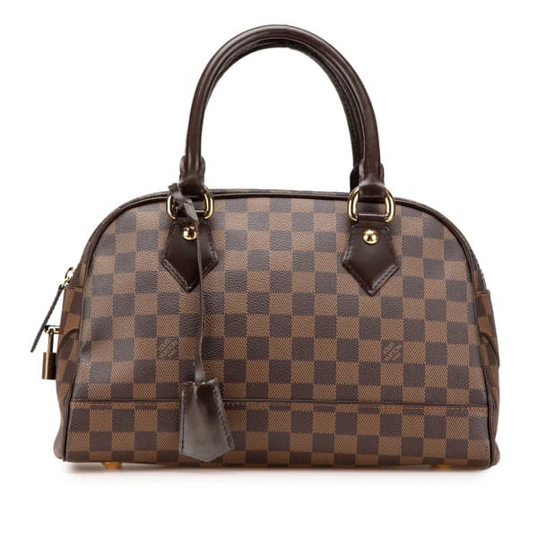 Pre-owned Louis Vuitton Damier Ebene Duomo Brown