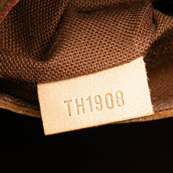 Pre-owned Louis Vuitton Monogram Alma PM Brown