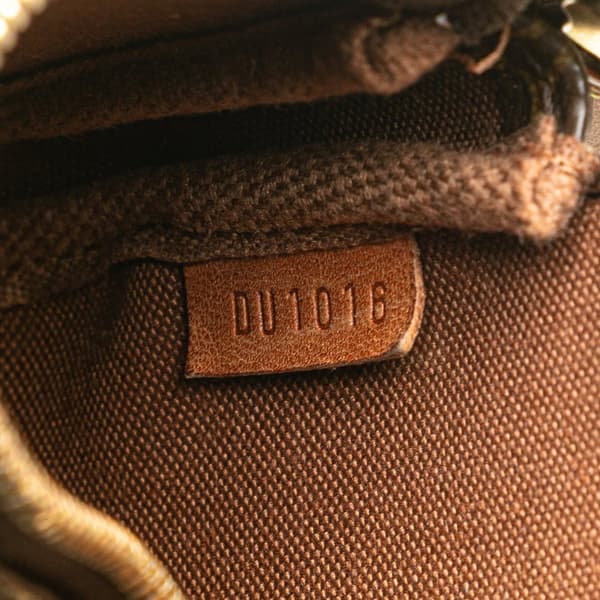 Pre-owned Louis Vuitton Monogram Mini Pochette Accessoires Brown
