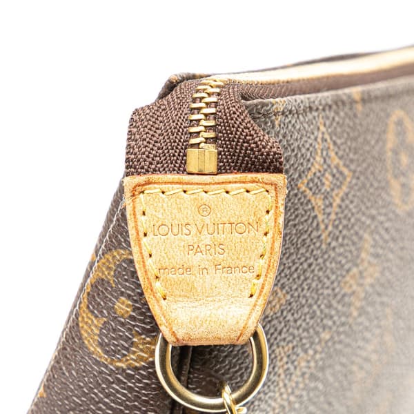 Pre-owned Louis Vuitton Monogram Mini Pochette Accessoires Brown