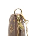Miniatyrbild 7 av 10: Pre-owned Louis Vuitton Monogram Mini Pochette Accessoires Brown