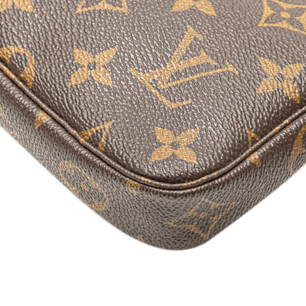 Pre-owned Louis Vuitton Monogram Mini Pochette Accessoires Brown
