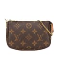 Miniatyrbild 1 av 10: Pre-owned Louis Vuitton Monogram Mini Pochette Accessoires Brown