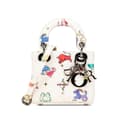 Miniatyrbillede 1 af 10: Pre-owned Dior Micro Calfskin Pixel Zodiac Lady Dior White