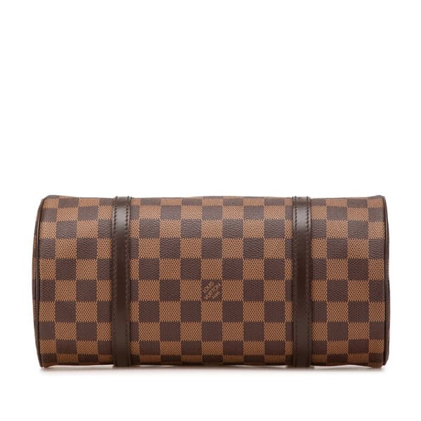 Pre-owned Louis Vuitton Damier Ebene Papillon 26 Brown