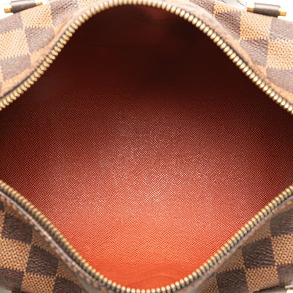 Pre-owned Louis Vuitton Damier Ebene Papillon 26 Brown