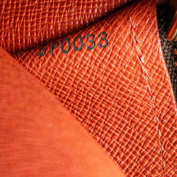 Pre-owned Louis Vuitton Damier Ebene Papillon 26 Brown