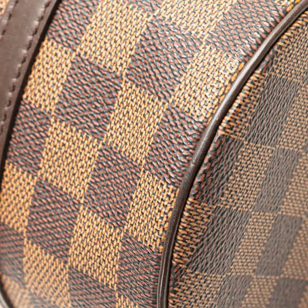 Pre-owned Louis Vuitton Damier Ebene Papillon 26 Brown