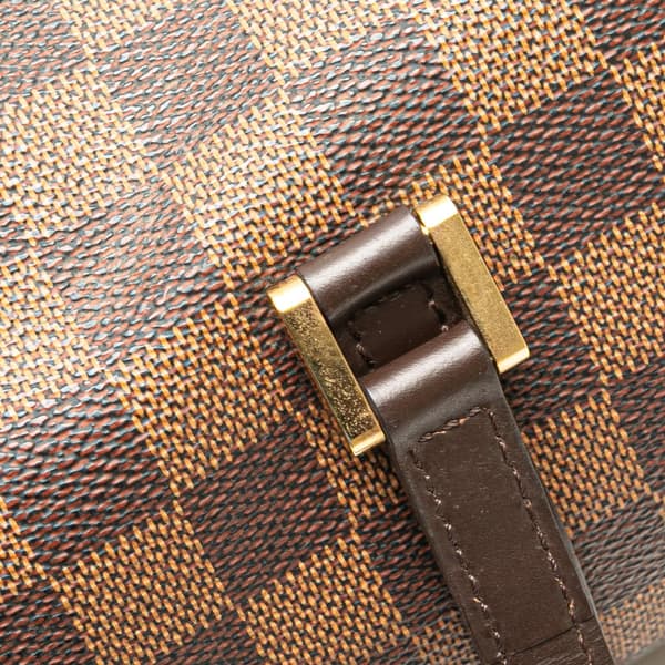 Pre-owned Louis Vuitton Damier Ebene Papillon 26 Brown