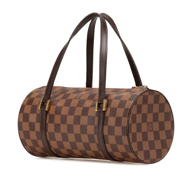 Pre-owned Louis Vuitton Damier Ebene Papillon 26 Brown