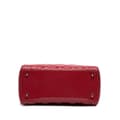 Miniatyrbild 3 av 10: Pre-owned Dior Medium Patent Cannage Lady Dior Red