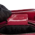 Miniatyrbild 5 av 10: Pre-owned Dior Medium Patent Cannage Lady Dior Red