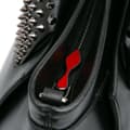 Miniatyrbilde 9 av 10: Pre-owned Christian Louboutin Leather Studded Eloise Top Handle Bag Black