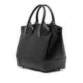 Miniatyrbilde 2 av 10: Pre-owned Christian Louboutin Leather Studded Eloise Top Handle Bag Black