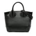 Miniatyrbilde 1 av 10: Pre-owned Christian Louboutin Leather Studded Eloise Top Handle Bag Black